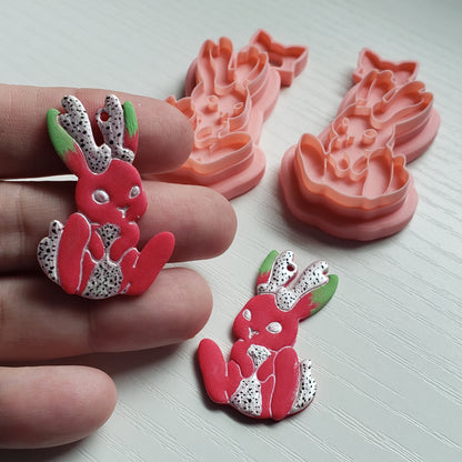 Sitting Jackalope Clay Cutter - STL AND 3MF Digital File Download **Commercial License Included**