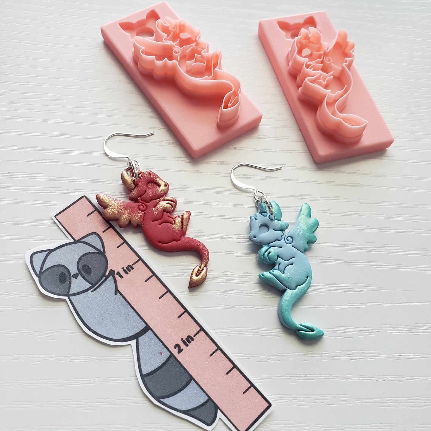Teeny Dragon Clay Cutter - STL AND 3MF Digital File Download  **Commercial License Included**