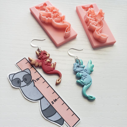 Teeny Dragon Clay Cutter - STL AND 3MF Digital File Download  **Commercial License Included**