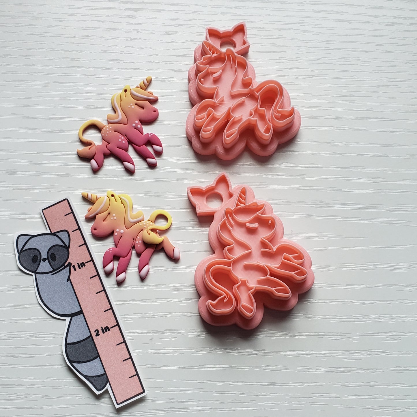 Cutesy Unicorn Clay Cutter - STL AND 3MF Digital File Download **Commercial License Included**