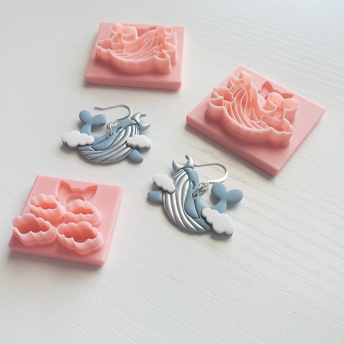 Small Sky Whale Clay Cutter - STL AND 3MF Digital File Download **Commercial License Included**