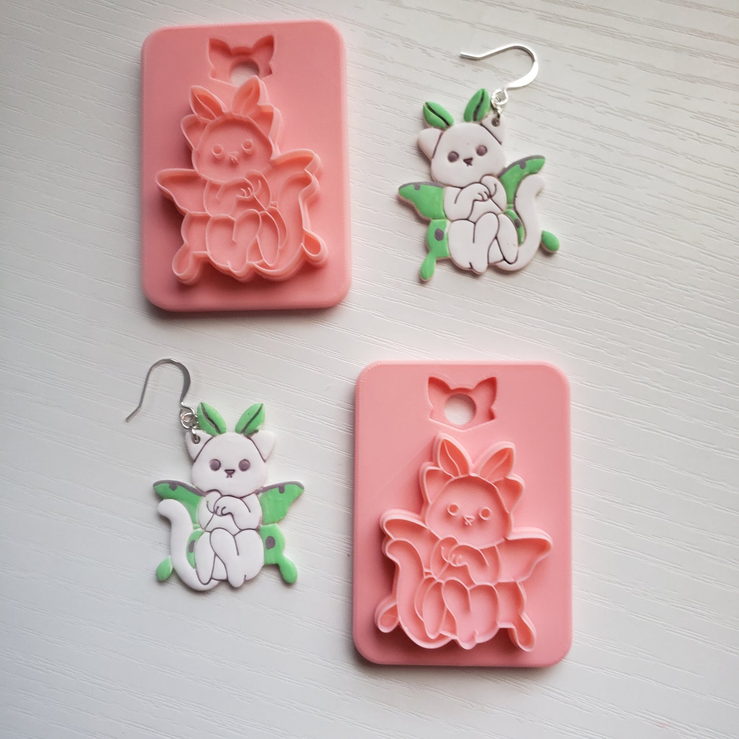 LunaKitty Clay Cutter - STL AND 3MF Digital File Download **Commercial License Included**