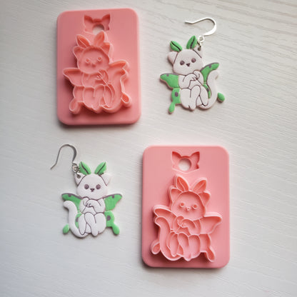 LunaKitty Clay Cutter - STL AND 3MF Digital File Download **Commercial License Included**