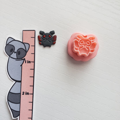 Mothman Stud Clay Cutter - STL AND 3MF Digital File Download **Commercial License Included**