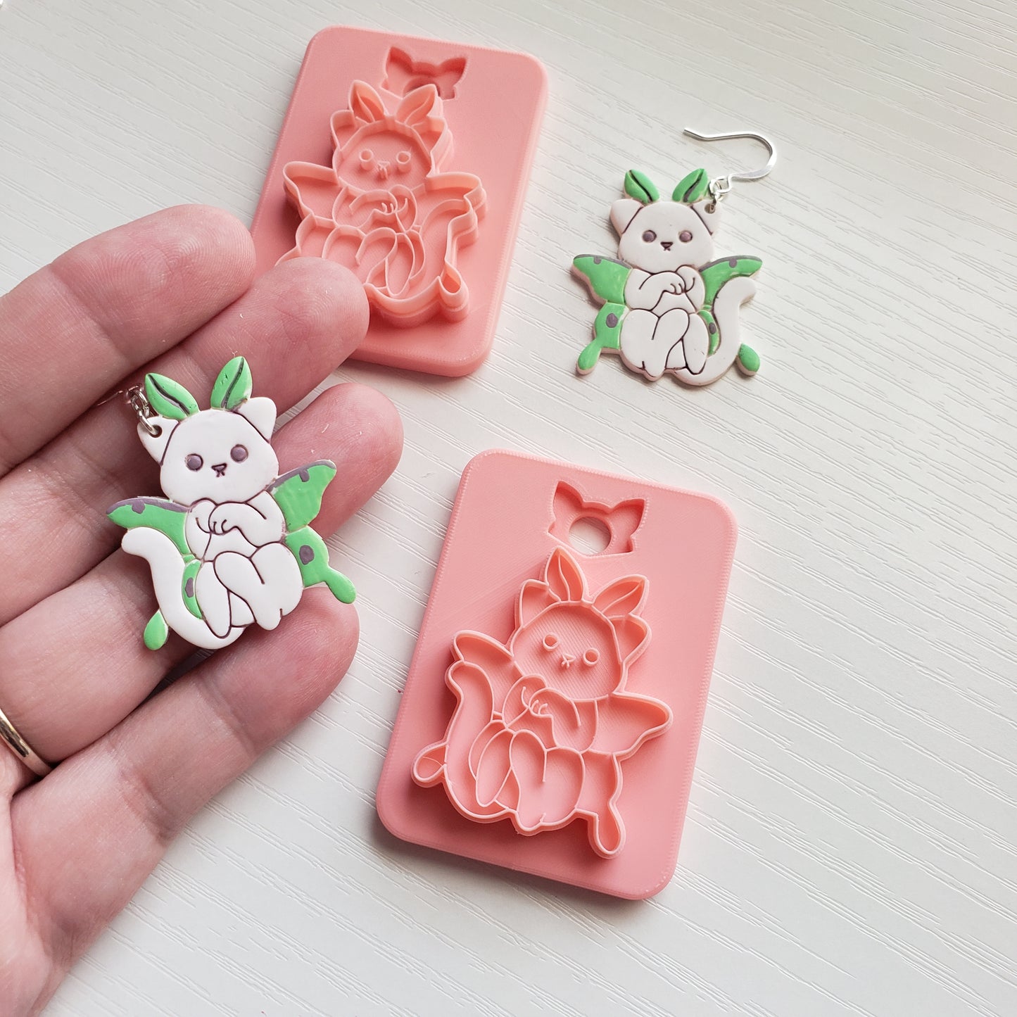 LunaKitty Clay Cutter - STL AND 3MF Digital File Download **Commercial License Included**