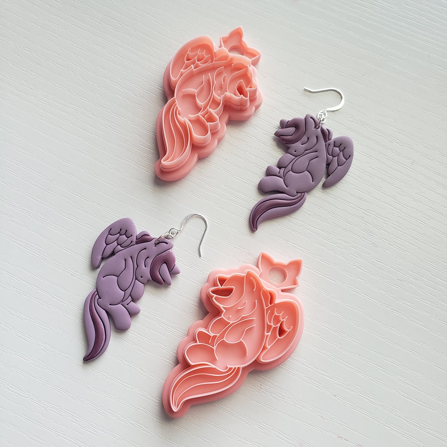 Sleepy Alicorn Clay Cutter - STL AND 3MF Digital File Download **Commercial License Included**