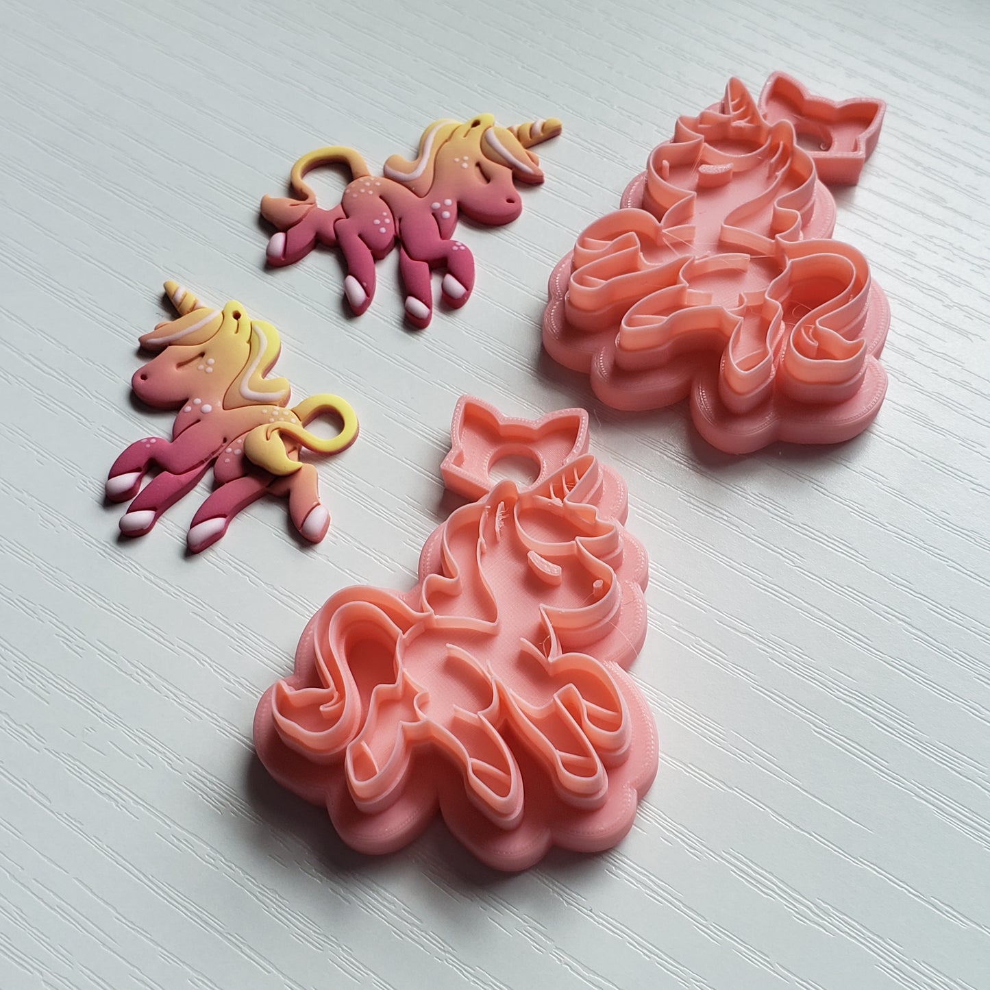 Cutesy Unicorn Clay Cutter - STL AND 3MF Digital File Download **Commercial License Included**