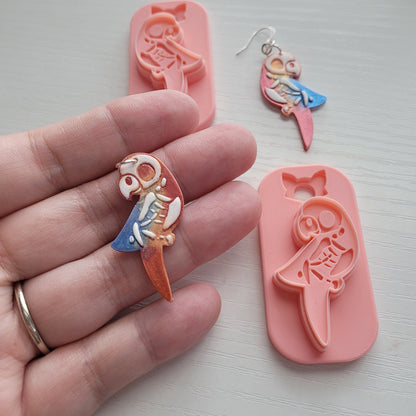 Parrot Skeleton Clay Cutter - STL AND 3MF Digital File Download  **Commercial License Included**