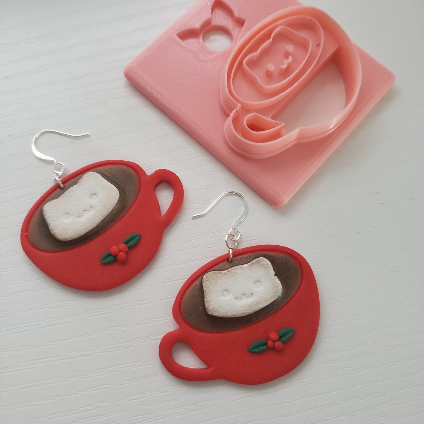 Catpuccino Clay Cutter - STL AND 3MF Digital File Download **Commercial License Included**