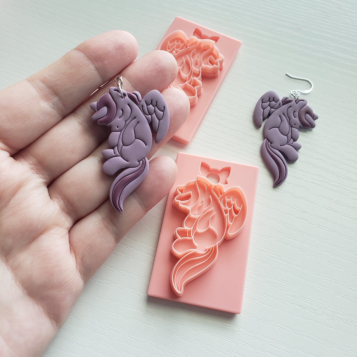 Sleepy Alicorn Clay Cutter - STL AND 3MF Digital File Download **Commercial License Included**