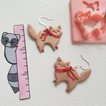 Scaredy Cat Clay Cutter - STL AND 3MF Digital File Download **Commercial License Included**