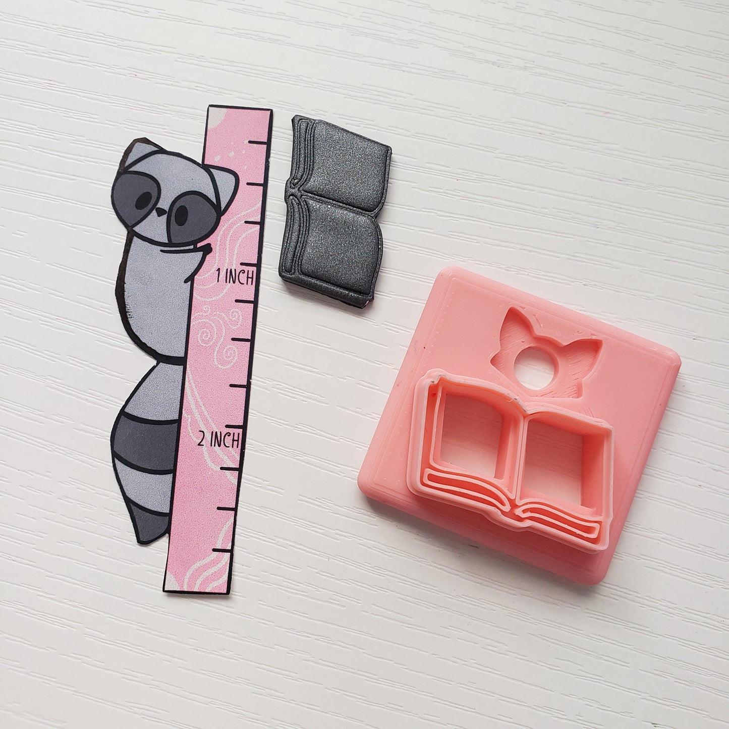 Open Book Clay Cutter - STL AND 3MF Digital File Download **Commercial License Included**