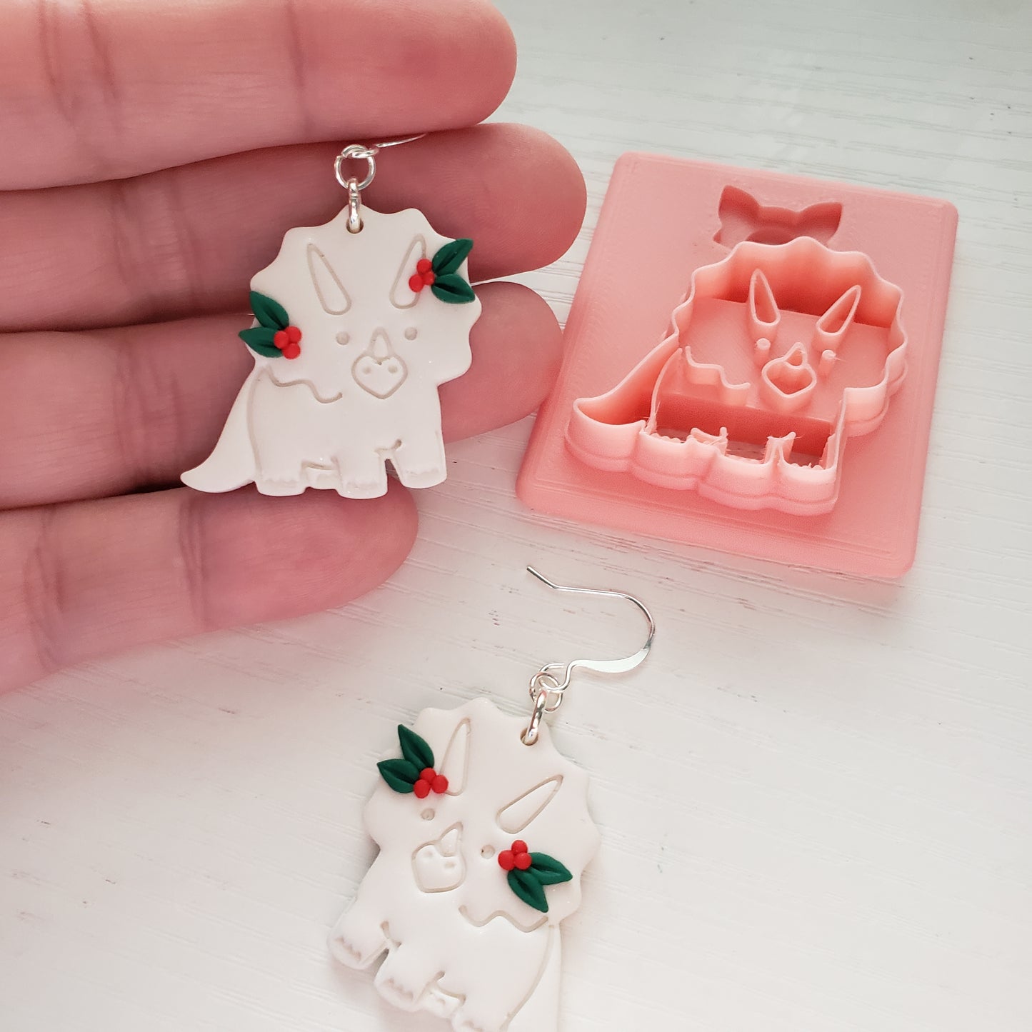 Triceratops Clay Cutter - STL AND 3MF Digital File Download **Commercial License Included**