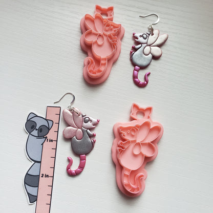 Fairy Possum Clay Cutter - STL AND 3MF Digital File Download **Commercial License Included**