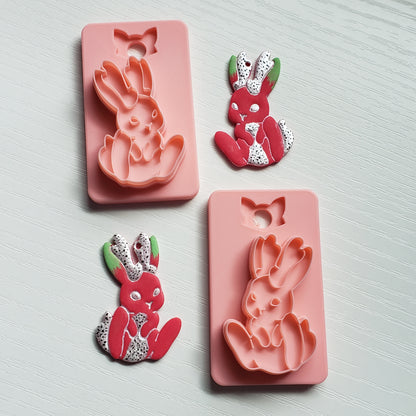 Sitting Jackalope Clay Cutter - STL AND 3MF Digital File Download **Commercial License Included**