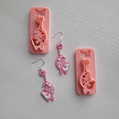 Large Skeleton Possum Clay Cutter - STL AND 3MF Digital File Download  **Commercial License Included**