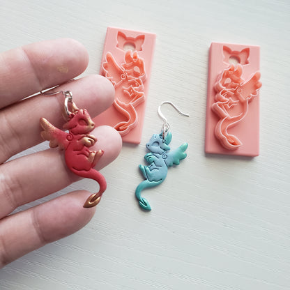 Teeny Dragon Clay Cutter - STL AND 3MF Digital File Download  **Commercial License Included**
