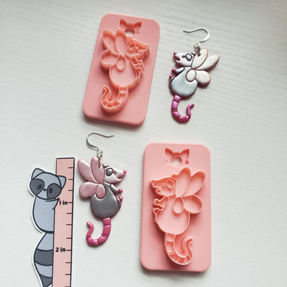 Fairy Possum Clay Cutter - STL AND 3MF Digital File Download **Commercial License Included**