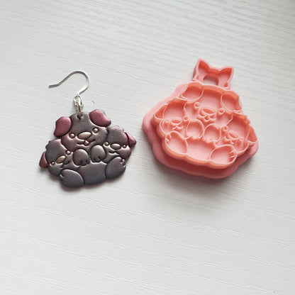 Cerberus Clay Cutter - STL AND 3MF Digital File Download **Commercial License Included**