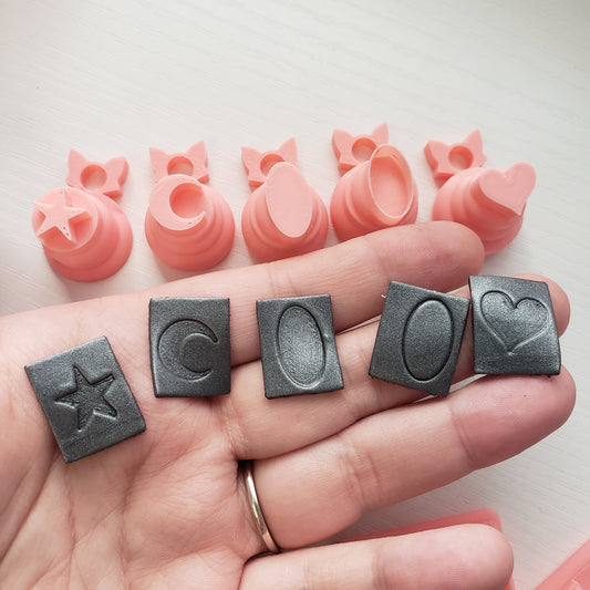 3D Books with Stamps Clay Cutter - STL AND 3MF Digital File Download **Commercial License Included**