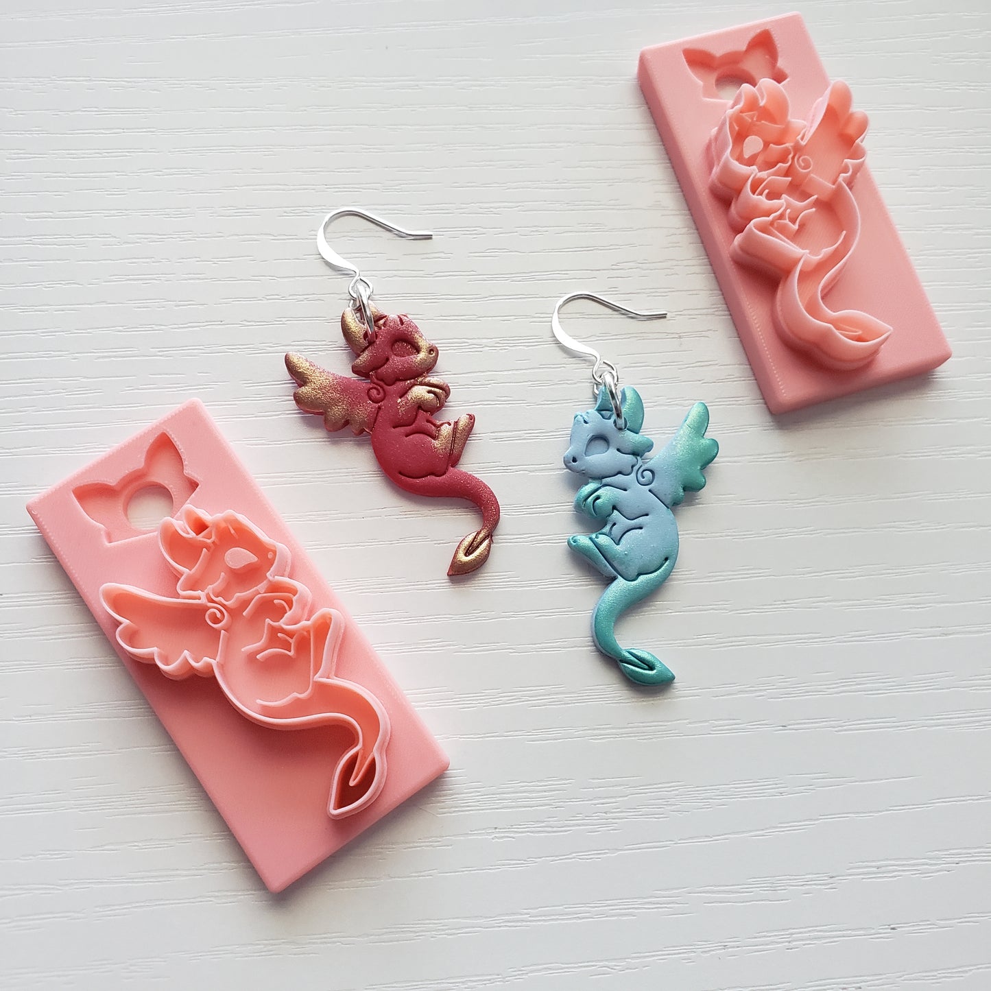 Teeny Dragon Clay Cutter - STL AND 3MF Digital File Download  **Commercial License Included**