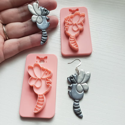 Fairy Racoon Clay Cutter - STL AND 3MF Digital File Download **Commercial License Included**