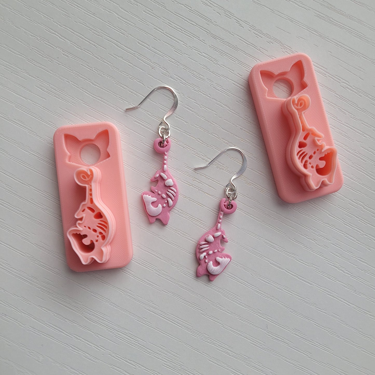 Small Skeleton Possum Clay Cutter - STL AND 3MF Digital File Download **Commercial License Included**