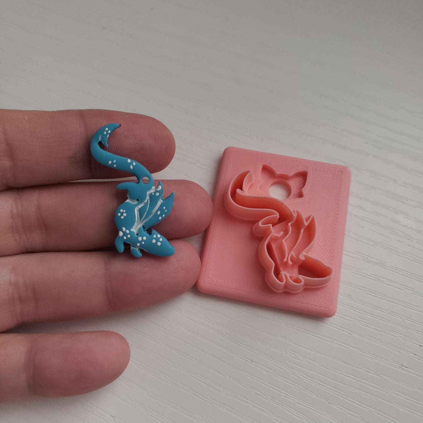 Playful Dragon Clay Cutter - STL AND 3MF Digital File Download **Commercial License Included**