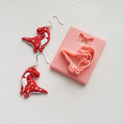 Cute Trex Dino Clay Cutter - STL AND 3MF Digital File Download **Commercial License Included**