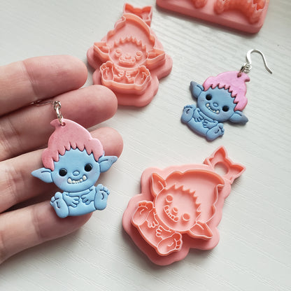 Troll Clay Cutter - STL AND 3MF Digital File Download **Commercial License Included**