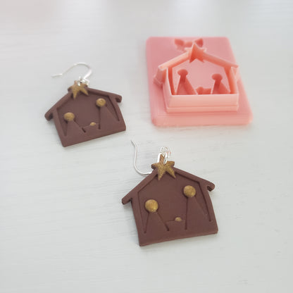 Simple Nativity Clay Cutter - STL AND 3MF Digital File Download **Commercial License Included**