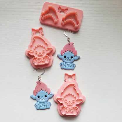 Troll Clay Cutter - STL AND 3MF Digital File Download **Commercial License Included**