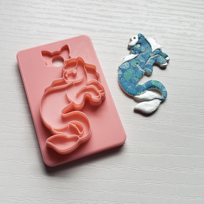 Pretty Kelpie Clay Cutter - STL AND 3MF Digital File Download **Commercial License Included**