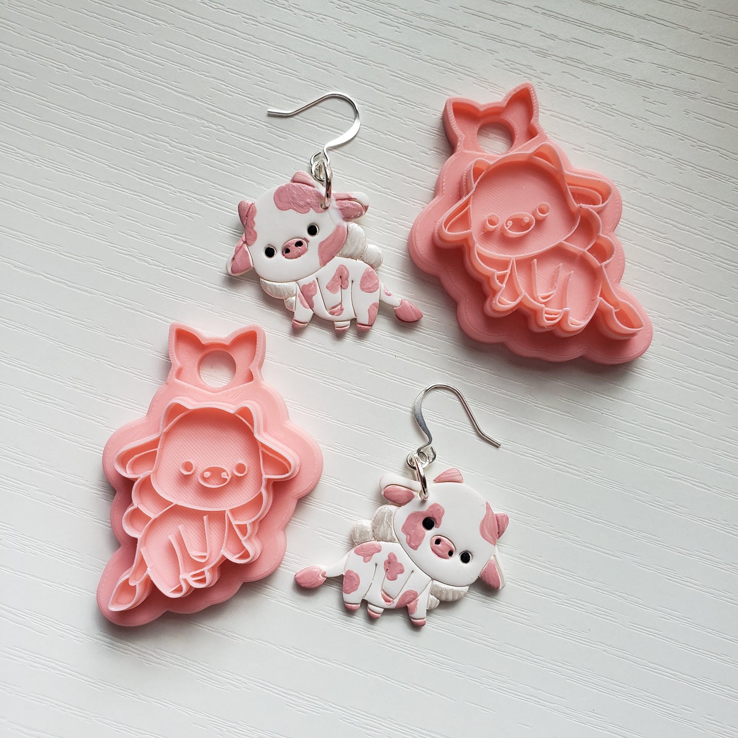 Fairy Cow Clay Cutter - STL AND 3MF Digital File Download **Commercial License Included**