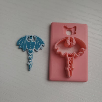 Debossed Dragon Clay Cutter - STL AND 3MF Digital File Download **Commercial License Included**