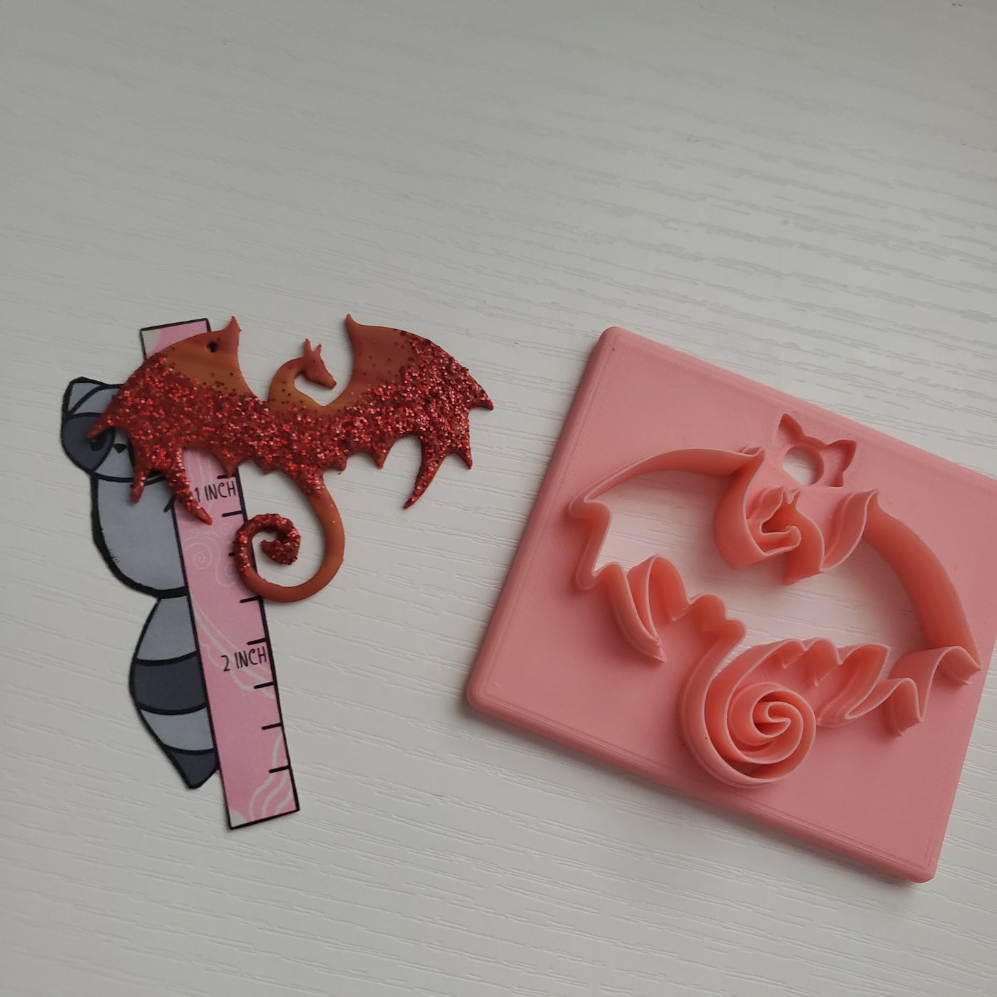 Flying Dragon Clay Cutter - STL AND 3MF Digital File Download **Commercial License Included**