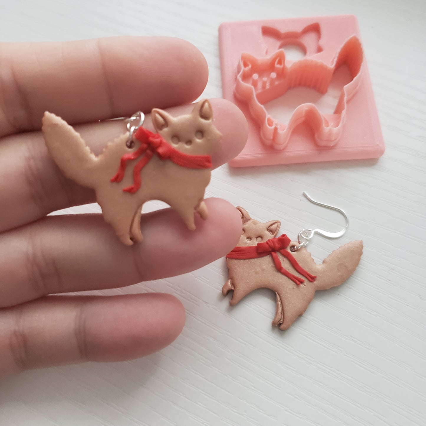 Scaredy Cat Clay Cutter - STL AND 3MF Digital File Download **Commercial License Included**