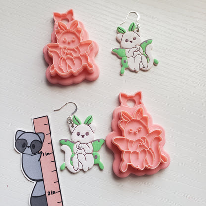 LunaKitty Clay Cutter - STL AND 3MF Digital File Download **Commercial License Included**