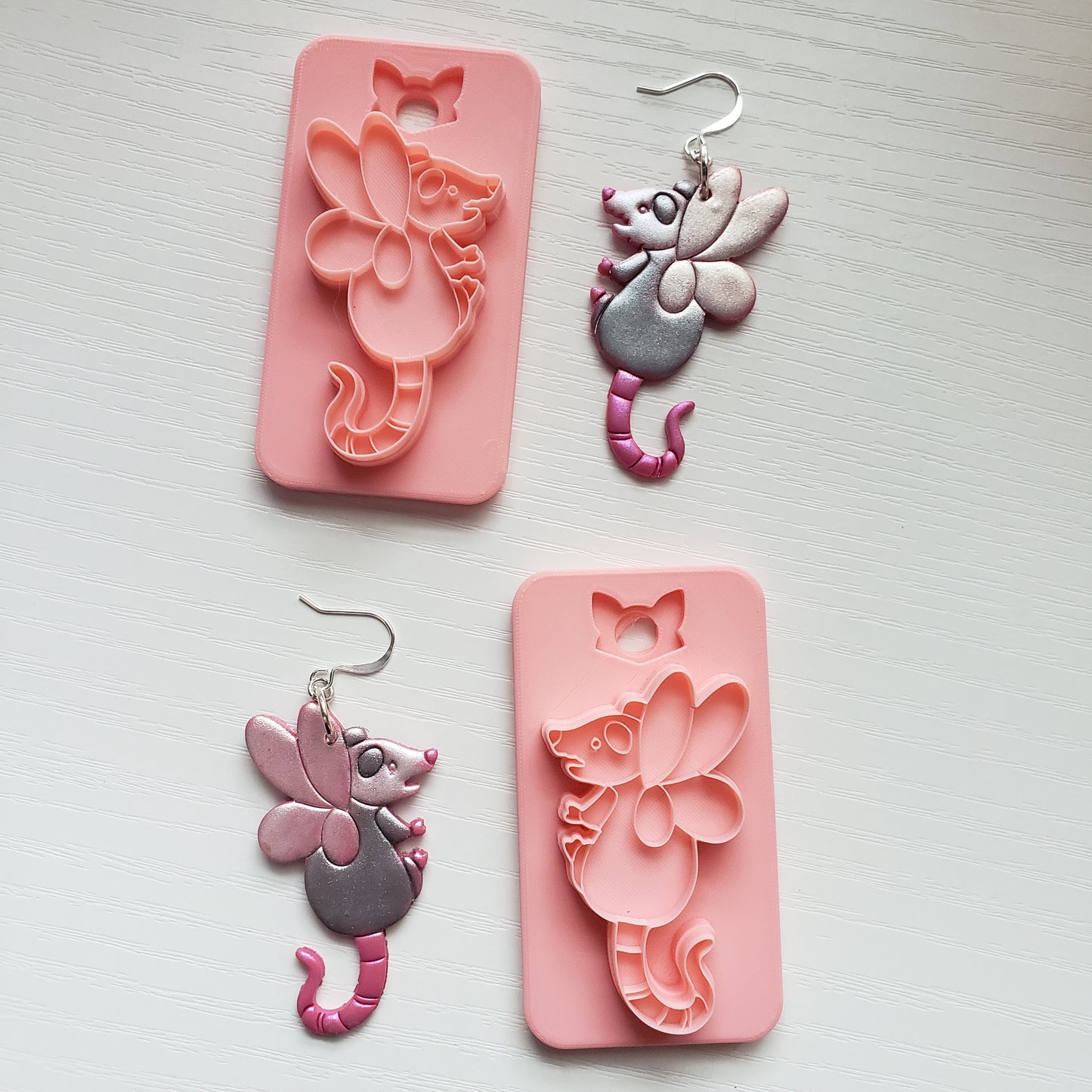 Fairy Possum Clay Cutter - STL AND 3MF Digital File Download **Commercial License Included**