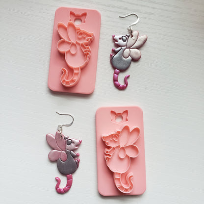 Fairy Possum Clay Cutter - STL AND 3MF Digital File Download **Commercial License Included**