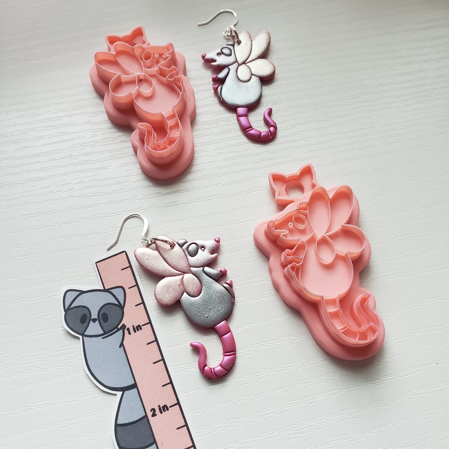 Fairy Possum Clay Cutter - STL AND 3MF Digital File Download **Commercial License Included**