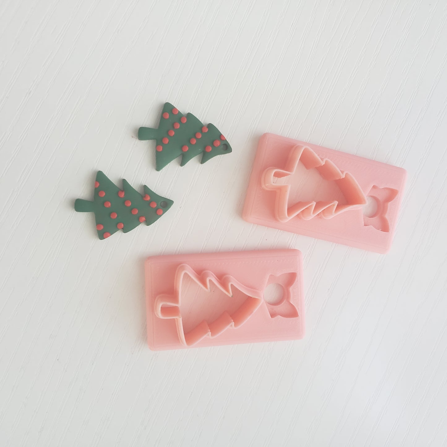 Stylized Christmas Tree Clay Cutter - STL AND 3MF Digital File Download **Commercial License Included**