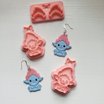 Troll Clay Cutter - STL AND 3MF Digital File Download **Commercial License Included**