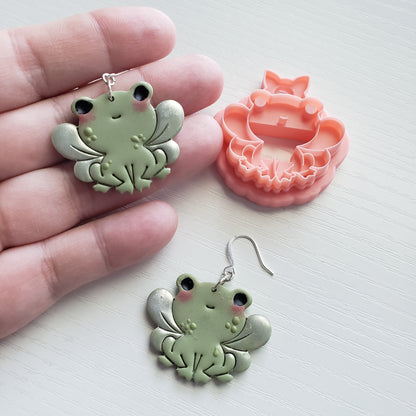 Fairy Frog Clay Cutter - STL AND 3MF Digital File Download **Commercial License Included**