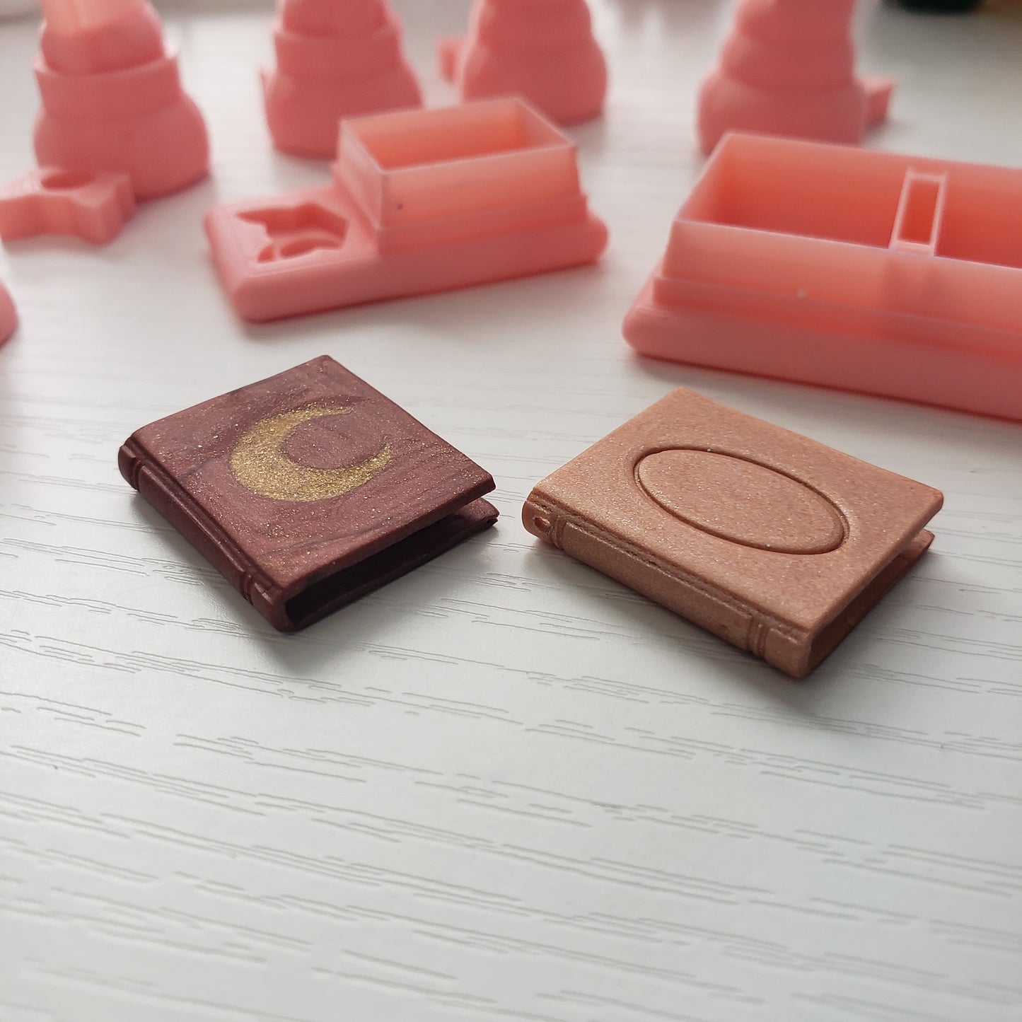 3D Books with Stamps Clay Cutter - STL AND 3MF Digital File Download **Commercial License Included**