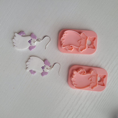 Ghost Puppy Polymer Clay Cutter - STL AND 3MF Digital File Download  **Commercial License Included**