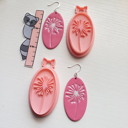 Dandelion Clay Cutter - STL AND 3MF Digital File Download  **Commercial License Included**