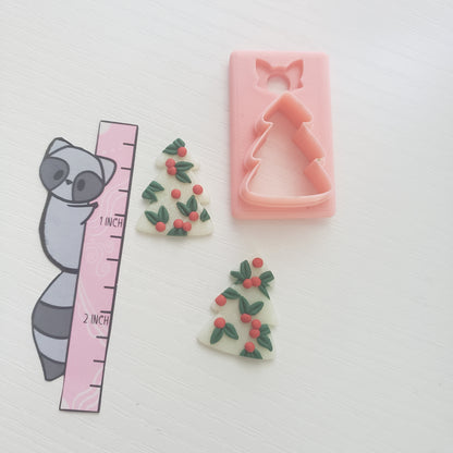 Simple 6 Branch Christmas Tree Clay Cutter - STL AND 3MF Digital File Download **Commercial License Included**