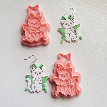 LunaKitty Clay Cutter - STL AND 3MF Digital File Download **Commercial License Included**