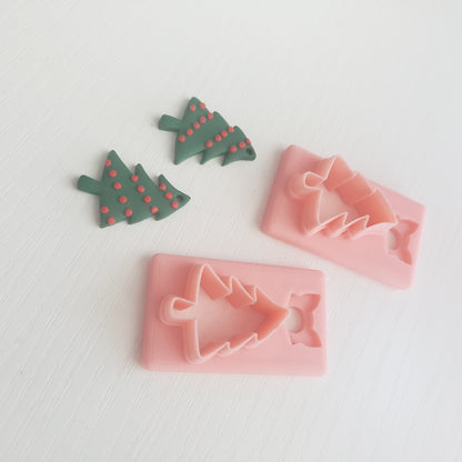 Stylized Christmas Tree Clay Cutter - STL AND 3MF Digital File Download **Commercial License Included**